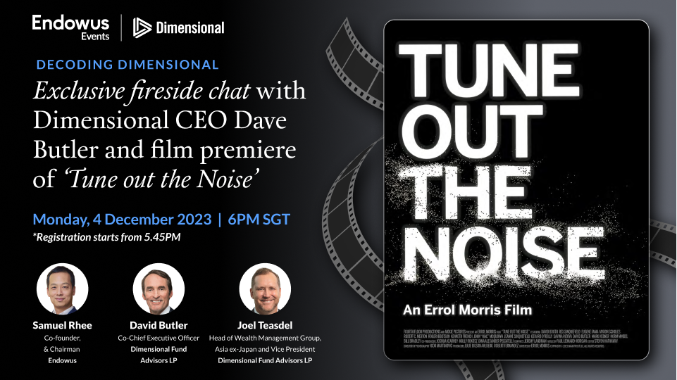 Decoding Dimensional: Exclusive fireside chat with Dimensional CEO Dave Butler and film premiere of ‘Tune out the Noise'